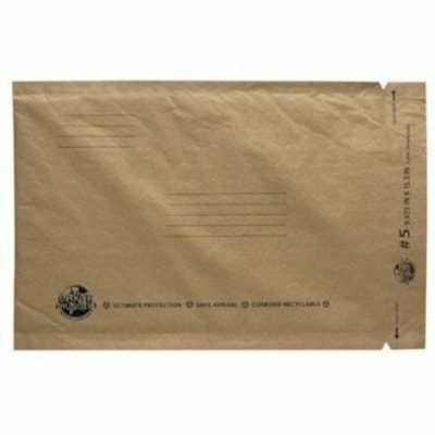 Earth Hugger - Enveloppe postale 31146-EHCD - Bulle - #5 - largeur de 15 1/2 po (393,70 mm) - Fermeture autocollante - Brun - Papier - 20 / Carton PAPER PROTECTIVE MAILER 15.5" X 9.875"