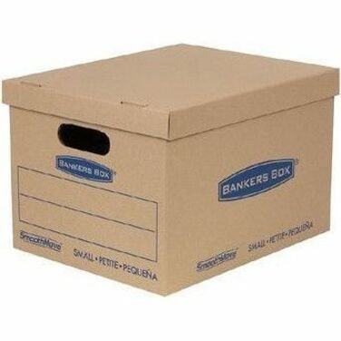 Bankers Box SmoothMove Storage Case - Internal Dimensions: 13.78" (350 mm) Width x 25.98" (660 mm) Depth x 14.57" (370 mm) Height - External Dimensions: 15.5" (393.70 mm) Width x 19" (482.60 mm) Depth x 14.5" (368.30 mm) Height - Lift-off, Lid Closure - 32 ECT - Stackable - Paper, Corrugated - Brown NO TAPE REQUIRED FOR ASSEMBLY DURABLE DOUBLE CONSTRUCTION