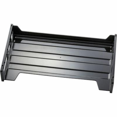 Victor Legal Sized Letter Tray - 5.7" (144.78 mm) Height x 9" (228.60 mm) Width x 16.5" (419.10 mm) Depth - Stackable - Eco-friendly, Sturdy, Stackable, Impact Resistant - Black - Plastic  