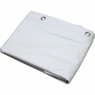 Frost Rideau de douche 48"x78" - 48 po (1219,20 mm) x 78,75 po (2000,25 mm) - Polyethylene Vinyl Acetate (PEVA) Rideau - Blanc cassé - Anti-moisissure ÉPAISSEUR CALIBRE 8  PVC 48 X 78 PO