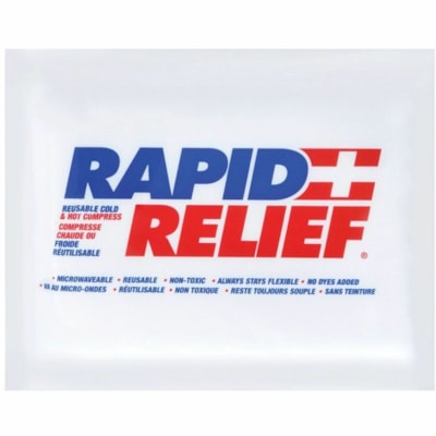 Rapid Relief Cold/Hot Pack - 6" (152.40 mm) Width x 4" (101.60 mm) Length 4" X 6"  (10X15CM) RAPID RELIEF