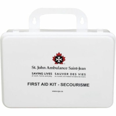 St. John Ambulance First Aid Kit - Plastic Case - 1 / Unit MEETS ALL REGULATIONS PLASTIC KIT