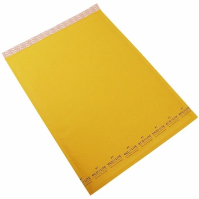 ipg Kraft Bubble Mailer - Bubble - #7 - 14 1/4" (361.95 mm) Width x 20" (508 mm) Length - Self-sealing - Kraft - Kraft Paper - 50 / Carton BUBBLE MAILER EXT SZ 14-1/4X20 INT 14 X 19 SELF SEAL