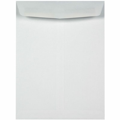 Quality Park Envelope - Mailing/Shipping - 9" (228.60 mm) Width x 12" (304.80 mm) Length - Gummed Flap - White - Kraft Paper - 100 / Pack 24LB OPEN END RECYCLED MADE W/30% POST CONSUMER WASTE