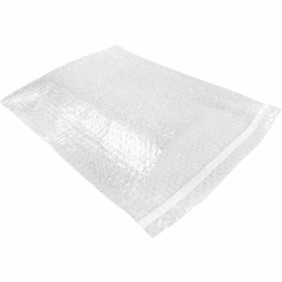 Crownhill Mailing Pouch - Bubble - 8" (203.20 mm) Width x 11 1/2" (292.10 mm) Length - Peel & Seal - Clear - Plastic - 350 / Case  