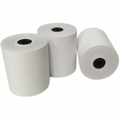 Mcdermid Paper Converters - Papier imprimable TO1-51093-FSC - 3 1/8 po (79,38 mm) x 225 pi (68,58 m) - Sans BPA, Résistants - Blanc - 50 / Carton 3 1/8 PO X 225 PI  3 PO DIAM. 