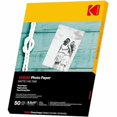 Felix Schoeller - Papier photo 3510-218 - 145 Luminosité - format lettre - 8 1/2 po (215,90 mm) x 11 po (279,40 mm) - 8 oz (226,80 g) Poids de Base - 145 g/m² Grammage - Mate, Lisse - Sans acide, Séchage rapide, Anti-bourrage, Anti-bavure - Blanc - 50 / emballage 8 5 X 11 PO 
