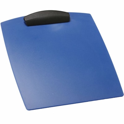 Storex Clipboard - 8 1/2" (215.90 mm) x 11" (279.40 mm) Sheet Size - Poly - Blue - 1 / Unit LETTER 