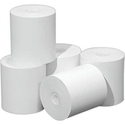 Mcdermid Paper Converters Printable Paper - 3" (76.20 mm) x 225 ft (68.58 m) - BPA Free, Durable - White BPA FREE THERMAL 3" DIAMETER