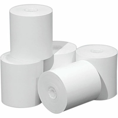 Mcdermid Paper Converters Thermal Receipt Rolls, 2 1/4" x 60', 12/PK - 2 1/4" (57.15 mm) x 60 ft (18.29 m) - 55 g/m² Grammage - BPA Free, Durable - White - 12 / Pack PK/12 1-5/8" DIAMETER 