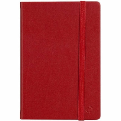 Quo Vadis Lined notebook - Habana Red 16x24cm - (6½"x9¼") - 85 g/m² Grammage - 6 19/64" (160 mm) x 9 29/64" (240 mm) Sheet Size - Ivory Paper - Red Cover - Hard Cover, Elastic Closure, Bookmark, Storage Pouch HABANA COVER RED