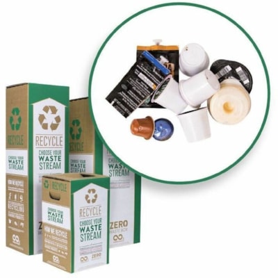TerraCycle Storage Case - External Dimensions: 11" (279.40 mm) Width x 11" (279.40 mm) Depth x 40" (1016 mm) Height - Green - For Storage, Coffee Capsule, Tea Pod RECYCLE USED BEVERAGE CAPSULES MED BOX DIM: 11 X 11 X 40