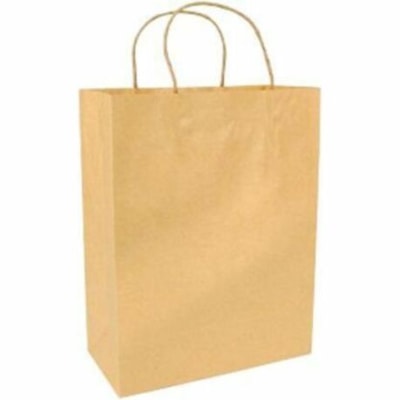 Gunther Mele - Sacs en papier, papier kraft brun, 10 po x 5 po x 13 po, carton de 250 - largeur de 10 po (254 mm) x profondeur de 5 po (127 mm) - Brun kraft - Papier Kraft - Courses - 250 / Carton VANITY  10" X 5" X 13" 