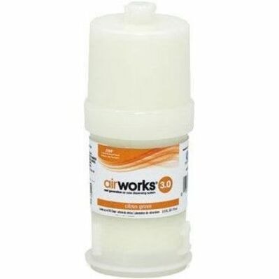 AirWorks 3.0 Passive Air Freshener - Cartridge - 141584.23 L - 73.93 mL - Citrus Grove - 60 Day - Odor Neutralizer, Spill Resistant - 6 / Box CITRUS GROVE  6/CS 