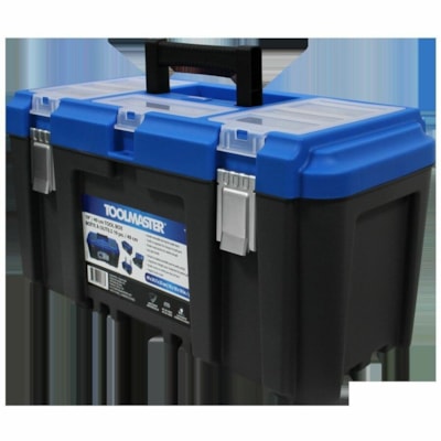 TOOL MASTER Storage Case - External Dimensions: 10" Width x 10" Depth x 19" Height - Lid, Latch, Padlock Closure - Plastic, Metal - Black - For Tool, Housing CLEAR LID 