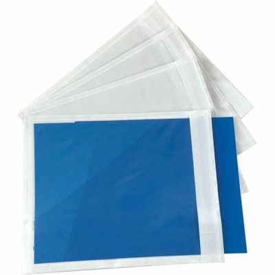 EDGE Envelope - Packing List - 4 1/2" (114.30 mm) Width x 5 1/2" (139.70 mm) Length - Self Adhesive - Clear - Polyethylene, Paper - 1000 NO PRINT 1000/CT 