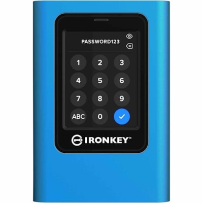 IronKey Vault Privacy 80 7.50 TB Portable Solid State Drive - External  - USB 3.2 (Gen 1) Type C - 256-bit AES-XTS Encryption Standard  