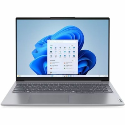 Lenovo ThinkBook 16 G7 ARP 21MW0002US 16" Touchscreen Notebook - WUXGA - AMD Ryzen 5 7535HS - 16 GB - 512 GB SSD - English (US) Keyboard - Arctic Gray - AMD Chip - 1920 x 1200 - Windows 11 Pro - AMD Radeon 660M Graphics - In-plane Switching (IPS) Technology - Front Camera/Webcam - IEEE 802.11ax Wire  
