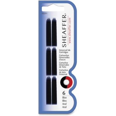 SHEAFFER VFM INK CARTRIDGE BLU VFM FOUNTAIN PEN REFILL 6PK 