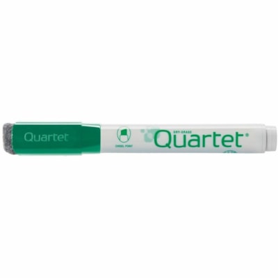 Quartet Classic Dry Erase Marker - Chisel Marker Point - Green Ink - White Barrel - 12 / Box QUARTET 