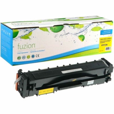 fuzion - Cartouche toner Premium Laser (CF512A) - Jaune JAUNE 900