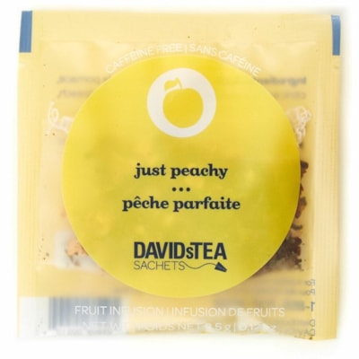 DAVIDsTEA - Thé 960455-0436 Tisane Sachet de thé - Tisane - 0,1 oz (2 g) Per Bag - 25 sachets de thé - Kasher - 25 / boîte  