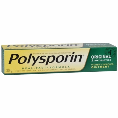 Pommade pour la peau Polysporin - Pour Habillage, Grattage, Coupe, Brûlure - 1 / Unité  