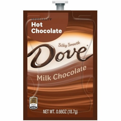 Flavia Dove Hot Chocolate - Milk Chocolate - 0.71 oz (20 g) - 72 / Carton  
