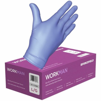 4 MIL WORKMAN NITRILE GLOVE S CLASS 2 MED.GRADE 100/BX LATEX FREE