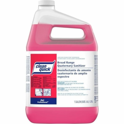 P&G Broad Range Quaternary Sanitizer - For Multipurpose - Concentrate - Liquid - 3.70 L - Rinse-free, Antibacterial, Unscented, Antimicrobial - 3 / Case 1-40  CLOSED LOOP  3/CASE 