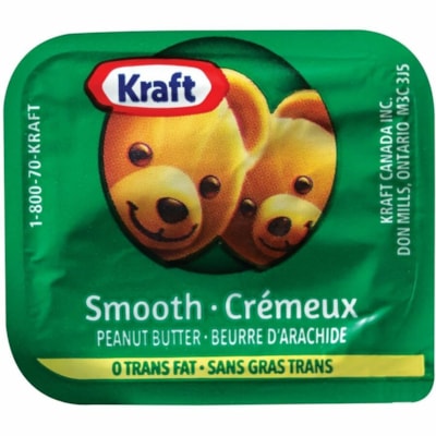 Kraft Peanut Butter - Peanut Butter - 18 g - 200 / Case SINGLE SERVE TUB 