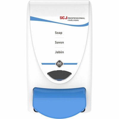 SC Johnson Cleanse Washroom Dispenser - 2.11 quart (2000 mL) Capacity - Push Button, Antimicrobial, Anti-bacterial - White - 1 Each SOAP MANUAL  BLUE/WHITE  2L REFILL 2L CARTRIDGE