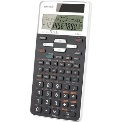 Sharp EL531 Scientific Calculator - 272 Functions - 12 Digits - Battery/Solar Powered - 0.6" Height x 3.3" Width x 5.3" Depth - Black - 1 Each DUAL PWR 10X2 LINE DIS W/D.A.L 9 MEMORY MULTI LINE PB & EDIT