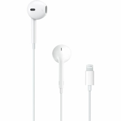 Apple EarPods (Lightning Connector) - Stereo - Lightning Connector - Wired - Earbud - Binaural - In-ear - White  ACCS 