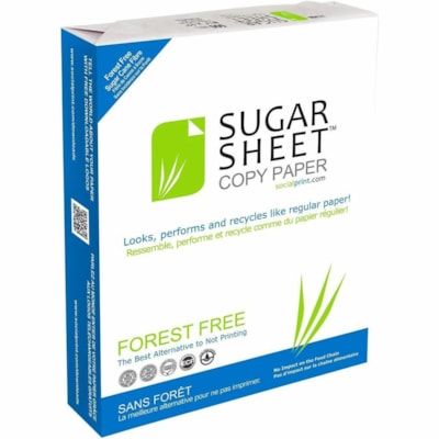 SUGAR SHEET COPY PAPER LTR SZ 20LB. 92 BRIGHT 100% SUGAR CANE RESIDUE