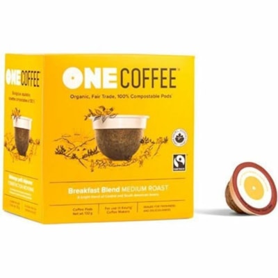 OneCoffee K-Cup Coffee - Compatible with K-Cup Brewer - Medium - 18 Pod - 18 / Box COFFEE PODS 