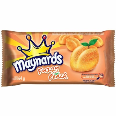 Maynards Assorted Soft Candies - Assorted, Fuzzy Peach - Individually Wrapped - 2.26 oz (64 g) - 18 / Box  