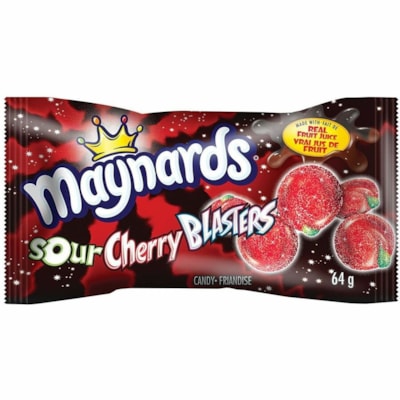 Maynards Assorted Soft Candies - Cherry - Individually Wrapped - 64 g - 18 / Unit  