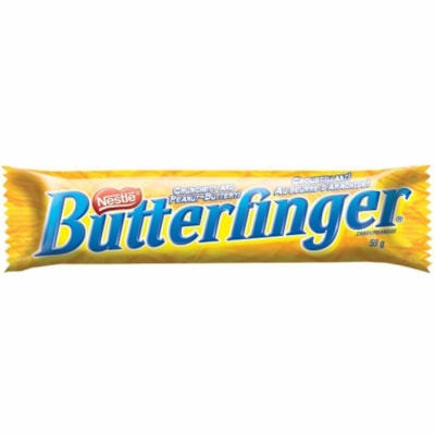 Nestle Butterfinger Chocolate Bars, 59 g, 36/BX - Butterfinger, Peanut Butter, Original - Individually Wrapped - 36 / Box  