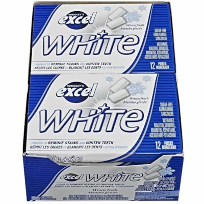 Excel - Chewing gum Winterfresh Sugarfree - Non gras, Sans sucre - 12 / emballage  