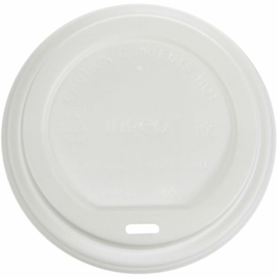 iECO - Boîte de stockage BPPCL9005 - Jetable - Blanc - Acide polylactique (PLA) Corps - 500 Carton 100/PK X 5PK/CS 
