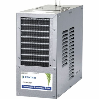 Everpure - Refroidisseur d'eau 9318-30 - hauteur de 14 po (355,60 mm) x largeur de 7 po (177,80 mm) x profondeur de 17 po (431,80 mm) - Acier inoxydable - 1 / Unité FRISSONS A LA TEMPERATURE DE 5 4.9 LITRES D'EAU GLACéE PAR HE
