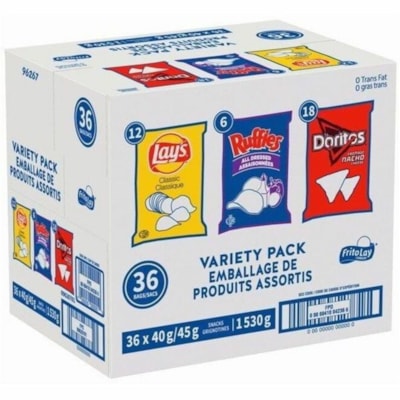 Frito-Lay Chips - Assorted - 36 / Carton 40G BAGS X 36 