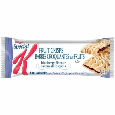 Kellogg's Special K Blueberry Flavour Fruit Crisps - Individually Wrapped - Blueberry - 0.88 oz (25 g) - 12 / Box 25G 