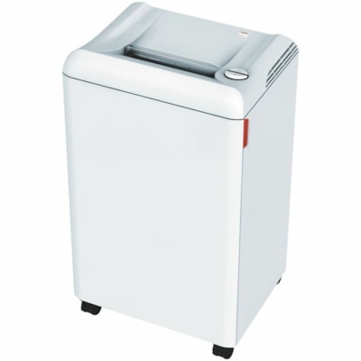 MBM DestroyIt 2503CC Shredder, Cross-Cut, 14 Sheet Capacity, P-4 Level - Continuous Shredder - Cross Cut - 14 Per Pass - for shredding Paper Clip, Paper, Credit Card, Staples - 0.2" (4.75 mm) x 1.5" (38.10 mm) Shred Size - P-4 - 4.80 in/s (121.92 mm/s) - 10.2" (259.08 mm) Throat - 75.71 L Wastebin C 14 SHEETS CROSS CUT 20 GAL SHRED SIZE 4MM X 40MM