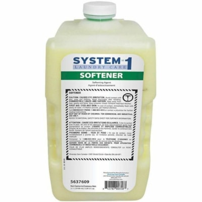 Diversey Fabric Softener - For Commercial, Institutional, Laundry, Fabric, Linen - Concentrate - 3.10 L - Fresh Scent - Flexible, Anti-graying, Spill Resistant - 2 / Unit 2/CT  FOR TED DISPENSING 