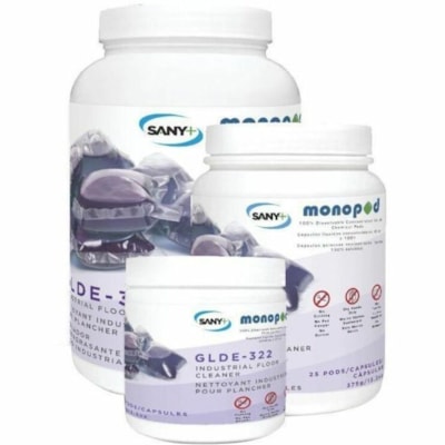 GreenLABS Sany+ Floor Cleaner - For Floor, Industry, Laminate Floor, Hard Surface - Lavender Scent - Lint-free, Strong - 25 / Unit 25 PODS PER PACK GREEN SEAL CERITIFIED