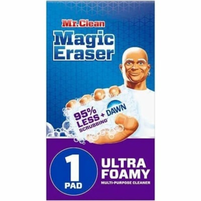 Mr. Clean Magic Eraser Ultra Foamy - For Bathroom - Sponge - Fresh Scent Width - 1 / Unit - White CLEANING ULTRA ERASER 