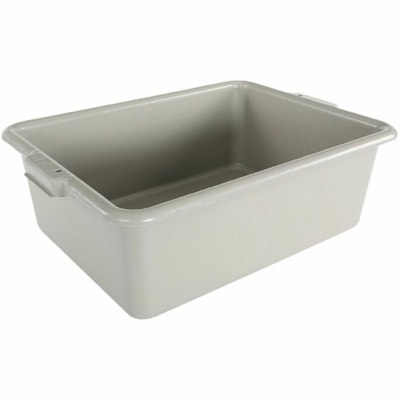 Globe 7" Grey Bus Box - Gray - Plastic  