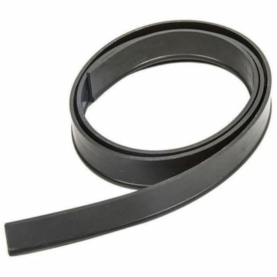 Globe Replacement Rubber - 14"L / Black - For Squeegee - Black - Rubber - 20 mil (0.51 mm) Height x 0.75" (19.05 mm) Width x 14" (355.60 mm) Length - 1 Pack FOR WINDOW SQUEEGEE SOFT FLEXIBLE BLADE